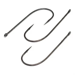 Gamakatsu Worm Offset Shank O'Shaughnessy Bend Hooks NS Black 7 Gamakatsu Worm Offset Shank O'Shaughnessy Bend Hooks NS Black