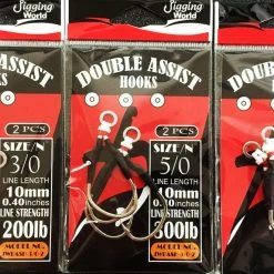 Terminal Tackle Jigging World Double Assist Hooks