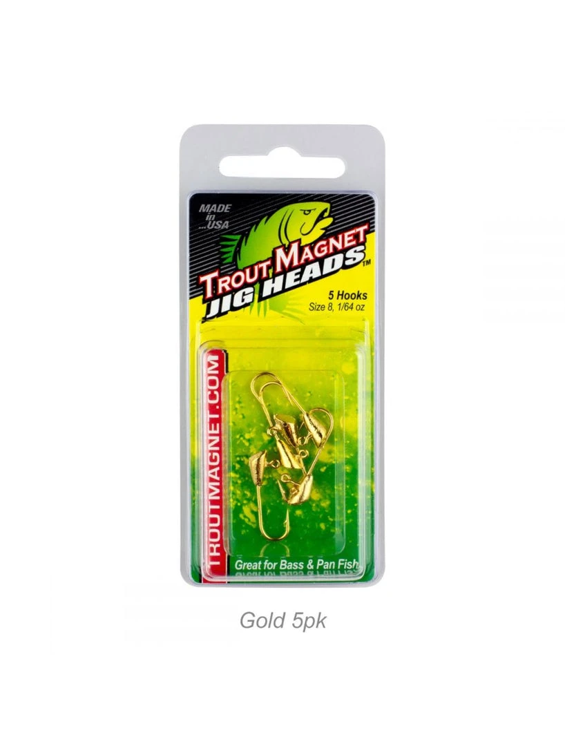 Leland Lures Trout Magnet Jig Heads 1/64oz 5pk 7 Leland Lures Trout Magnet Jig Heads 1/64oz 5pk