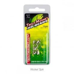 Leland Lures Trout Magnet Jig Heads 1/64oz 5pk 10 Leland Lures Trout Magnet Jig Heads 1/64oz 5pk