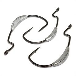 Gamakatsu Extra Wide Gap (EWG) Monster Weighted Hooks NS Black Terminal Tackle