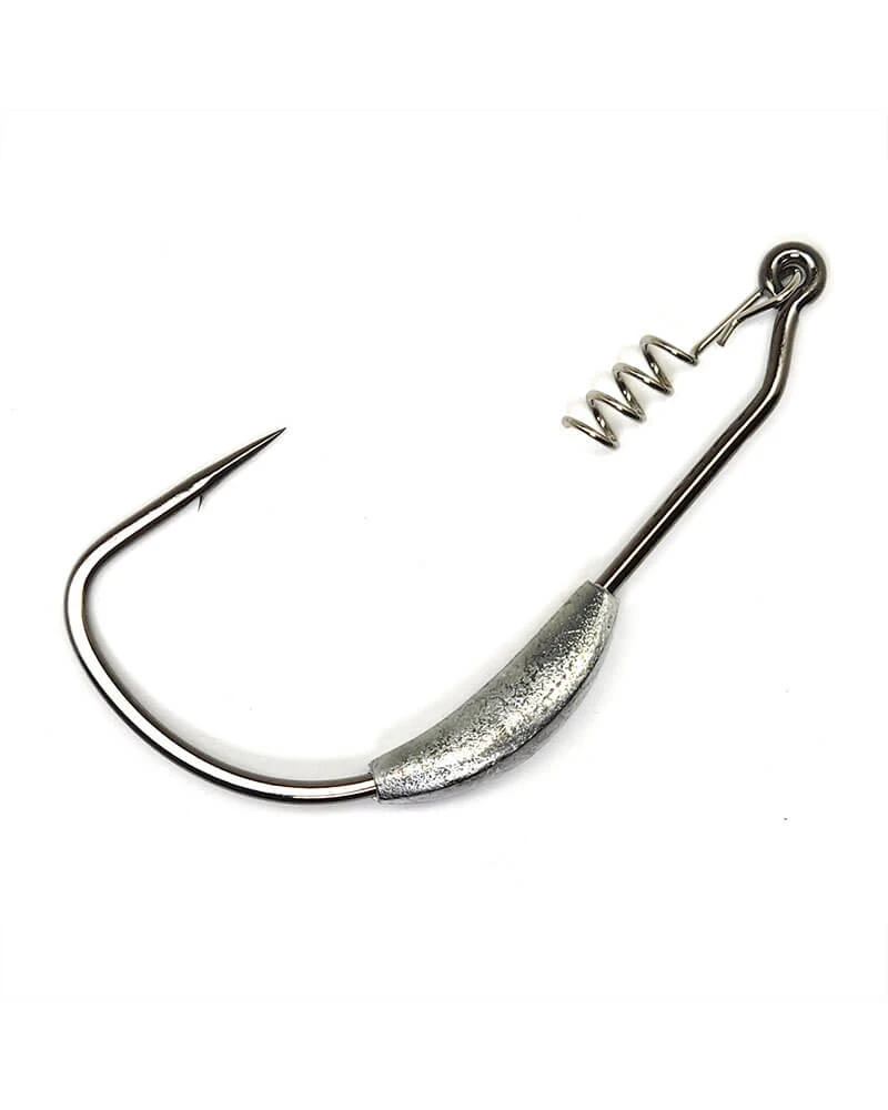 Gamakatsu Superline Spring Lock Weighted Hooks NS Black Terminal Tackle 3 Gamakatsu Superline Spring Lock Weighted Hooks NS Black Terminal Tackle