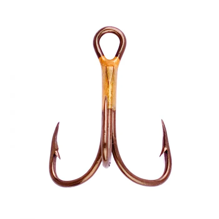 Eagle Claw Bronze Treble Hooks Terminal Tackle 3 Eagle Claw Bronze Treble Hooks Terminal Tackle
