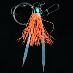Jigging World Micro Silicone Skirt Tandem Rigs Terminal Tackle