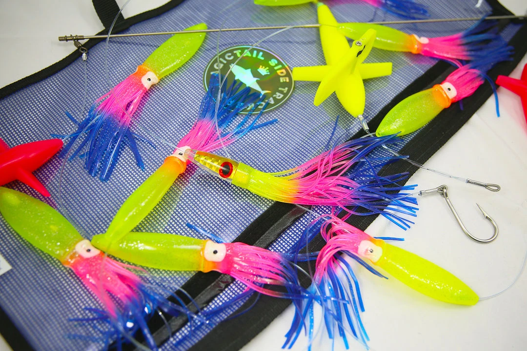 MagicTail 24" Side Tracker Spreader Bars Lures 3 MagicTail 24" Side Tracker Spreader Bars Lures