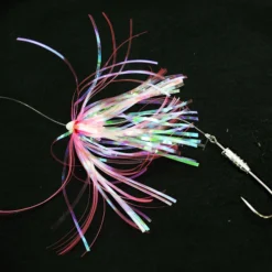 Terminal Tackle Jigging World Hi-Lo Flasher Rigs With Weighted Grub Holder Hooks