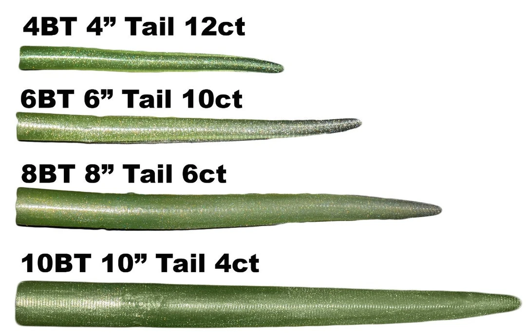 Lures RonZ Replacement Tails 7 Lures RonZ Replacement Tails