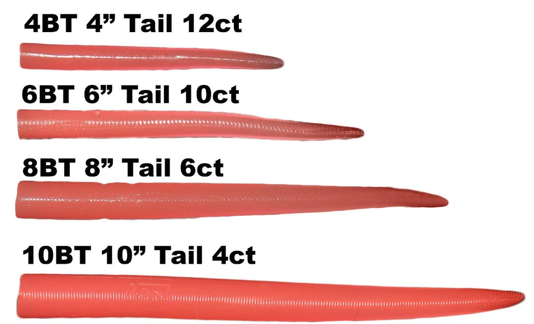 Lures RonZ Replacement Tails 5 Lures RonZ Replacement Tails