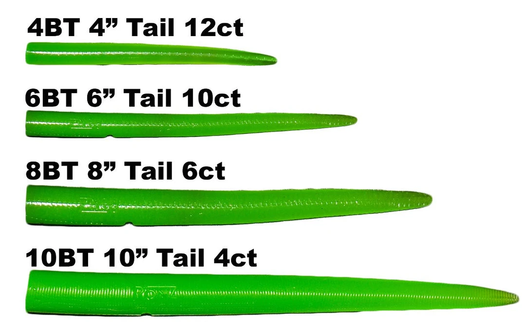 Lures RonZ Replacement Tails 3 Lures RonZ Replacement Tails