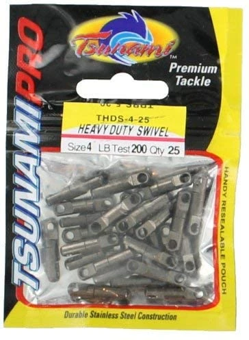 Terminal Tackle Tsunami THDS Heavy Duty Swivels 4 Terminal Tackle Tsunami THDS Heavy Duty Swivels