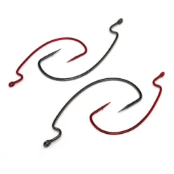 Gamakatsu Worm Extra Wide Gap (EWG) Hooks NS Black Terminal Tackle