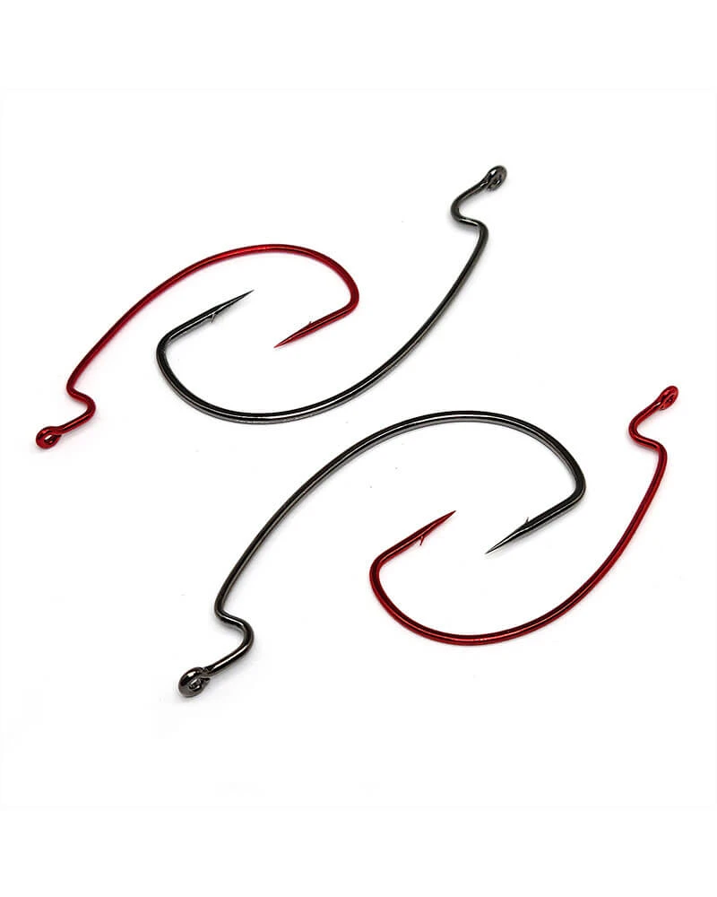 Gamakatsu Worm Extra Wide Gap (EWG) Hooks NS Black Terminal Tackle 3 Gamakatsu Worm Extra Wide Gap (EWG) Hooks NS Black Terminal Tackle