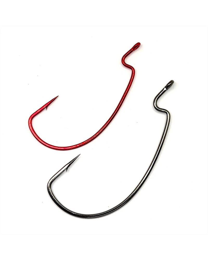 Gamakatsu Worm Extra Wide Gap (EWG) Hooks NS Black Terminal Tackle 4 Gamakatsu Worm Extra Wide Gap (EWG) Hooks NS Black Terminal Tackle