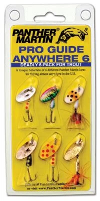 Panther Martin Pro Guide Anywhere 6 Pack Inline Spinners Lures 3 Panther Martin Pro Guide Anywhere 6 Pack Inline Spinners Lures