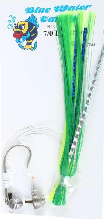 Terminal Tackle Blue Water Candy Skirted Ballyhoo Rigs 4 Terminal Tackle Blue Water Candy Skirted Ballyhoo Rigs