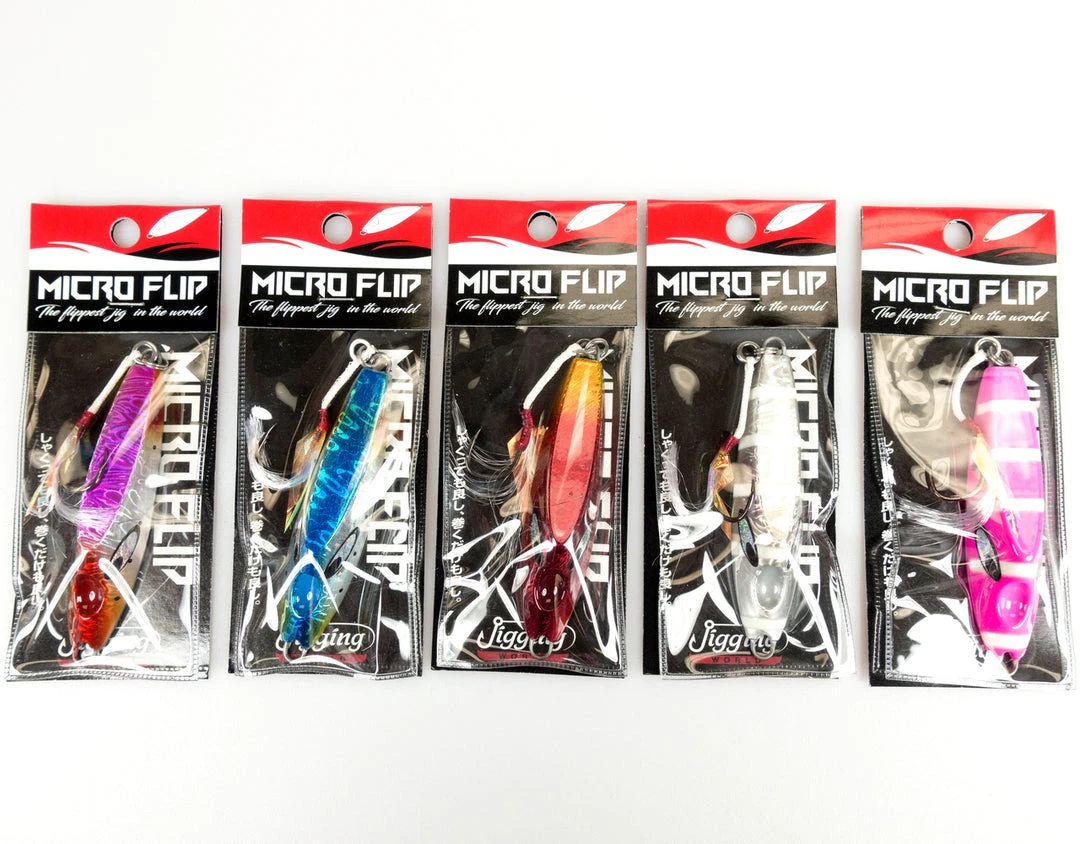 Jigging World Micro Flip Jigs Lures 4 Jigging World Micro Flip Jigs Lures