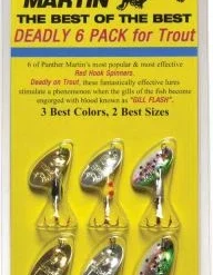 Lures Panther Martin Best Of The Best 6 Pack Inline Spinners