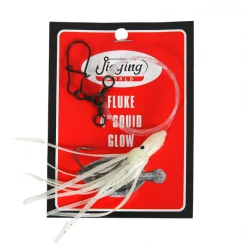 Terminal Tackle Jigging World Fluke Rigs With 4" Squid 9 Terminal Tackle Jigging World Fluke Rigs With 4