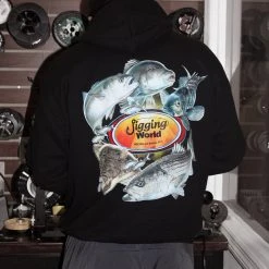 Jigging World Pullover Hoodies