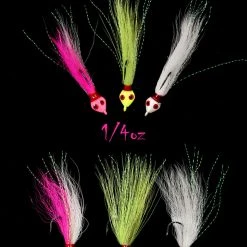 Jigging World Snake Head Bucktail Teasers Lures