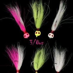 Jigging World Snake Head Bucktail Teasers Lures