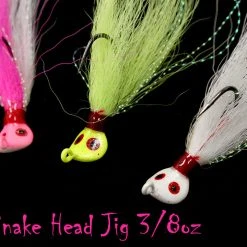 Jigging World Snake Head Bucktail Teasers Lures
