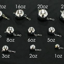 Terminal Tackle Jigging World Chrome Balls With Swivel