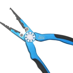 Jigging World 7.5" Aluminum Split Ring Pliers With Sheath Accessories