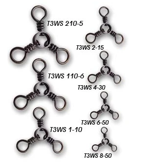 Terminal Tackle Tsunami Pro Three Way Swivels 4 Terminal Tackle Tsunami Pro Three Way Swivels