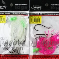 Jigging World Micro Silicone Skirt Tandem Rigs Terminal Tackle