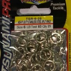 Tsunami Heavy Duty Stainless Steel Split Rings Terminal Tackle