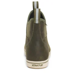 Apparel Xtratuf Men's Leather 6" Ankle Deck Boots Green 11 Apparel Xtratuf Men's Leather 6