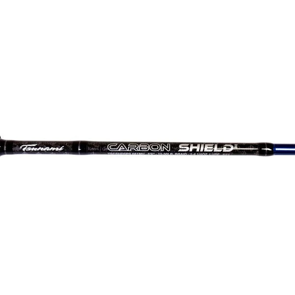 Tsunami Carbon Shield II Slow Pitch Spinning Rods 4 Tsunami Carbon Shield II Slow Pitch Spinning Rods