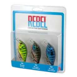 Lures Rebel Bluegill 3 Pack Crankbaits
