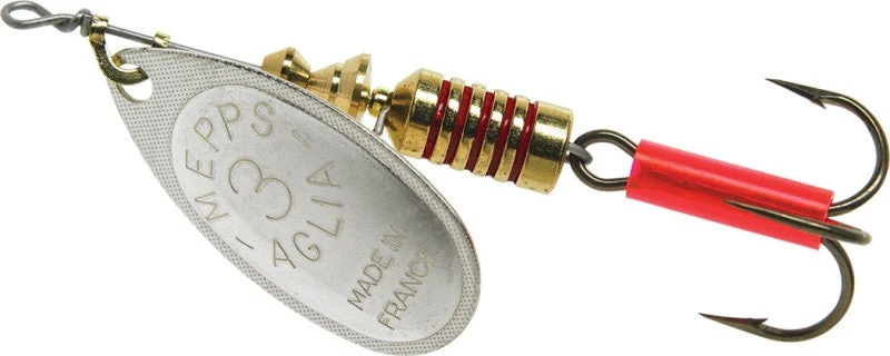 Mepps Plain Aglia Inline Spinners Lures 24 Mepps Plain Aglia Inline Spinners Lures