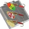 Mepps Bass Pocket Pac - #3 Aglia Plain Inline Spinners Lures