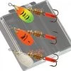 Lures Mepps Trout Pocket Pac - #1 Aglia Plain Inline Spinners 2 Lures Mepps Trout Pocket Pac - #1 Aglia Plain Inline Spinners