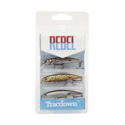 Rebel Tracdown Ghost Minnow 3 Pack Crankbaits