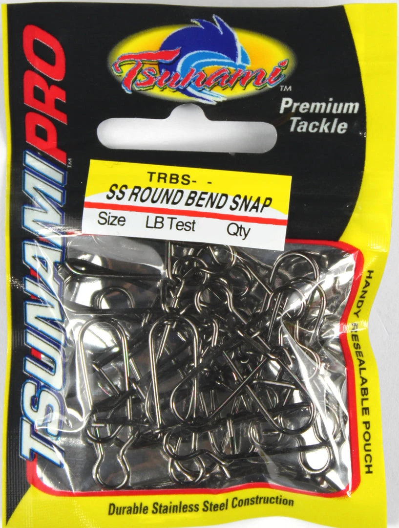 Terminal Tackle Tsunami TRBS Round Bend Snaps 4 Terminal Tackle Tsunami TRBS Round Bend Snaps