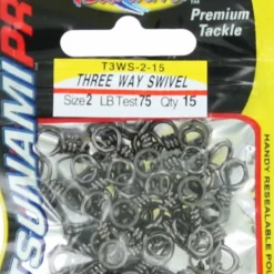 Terminal Tackle Tsunami Pro Three Way Swivels 7 Terminal Tackle Tsunami Pro Three Way Swivels