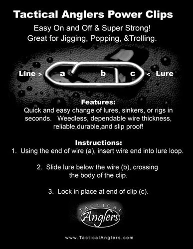 Tactical Anglers Power Clips 4 Tactical Anglers Power Clips